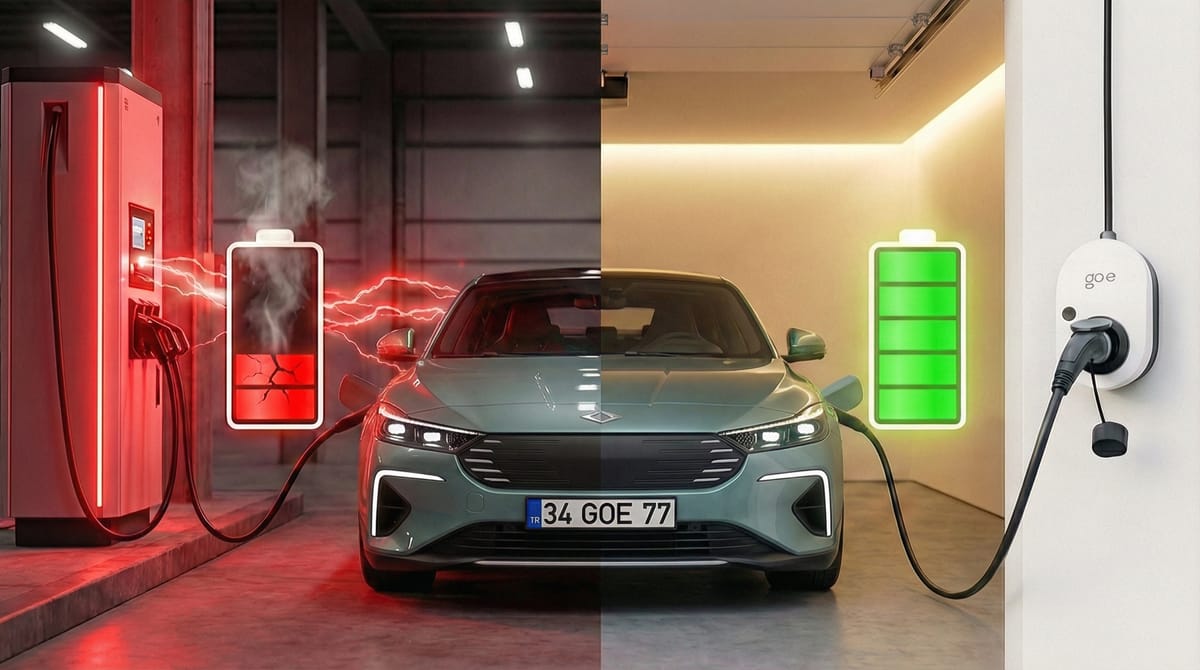 Elektrikli Aracınızda Sürekli DC Şarj Kullanmak Zararlı mı?