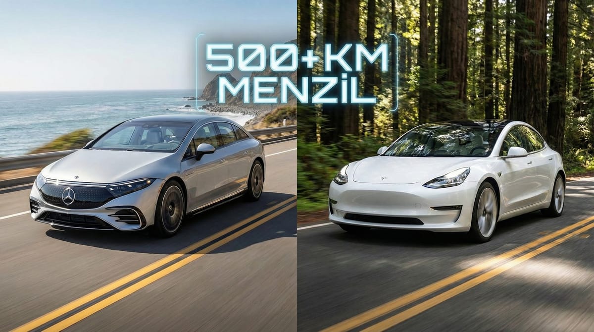 Menzil Kaygısına Son! Gerçek Koşullarda 500 KM'yi Aşan Otomobiller