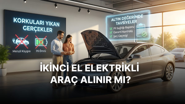 İkinci El Elektrikli Araç Alınır mı? Korkuları Yıkan Gerçekler ve Altın Değerinde Tavsiyeler