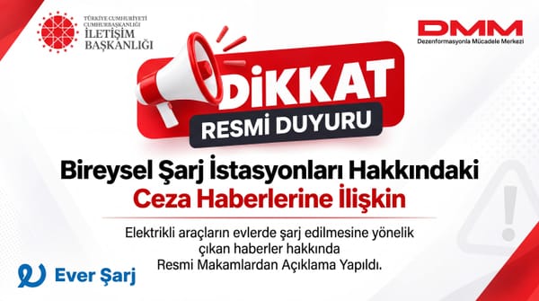 Evde Elektrikli Araç Şarjı Yasak mı? DMM’den Ceza İddialarına Net Yanıt