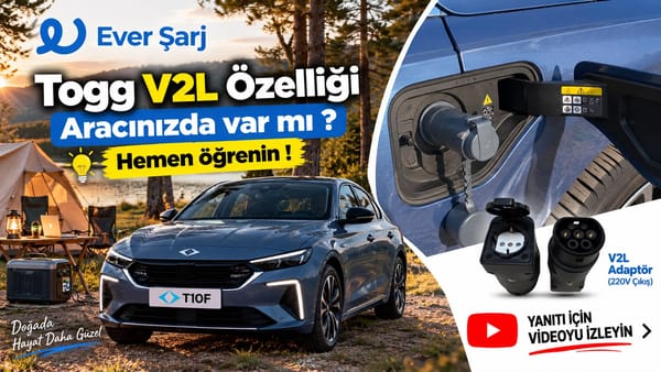 Togg T10F Dev Bir Powerbank’e Dönüşüyor: Beklenen V2L Güncellemesi Yayında!